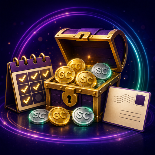 Pulsz lobby on desktop showing Gold Coin and Sweeps Coin balances